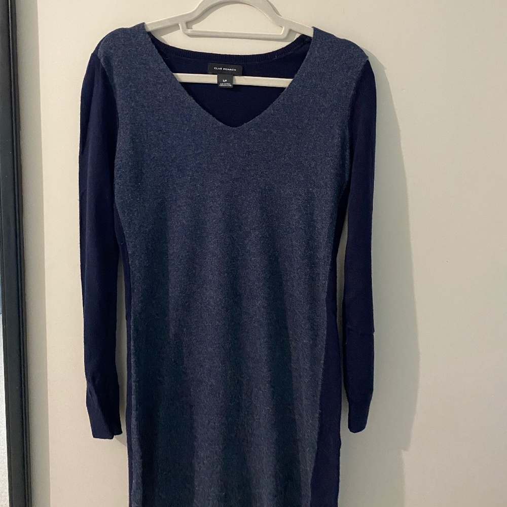 Club Monaco wool sweater dress